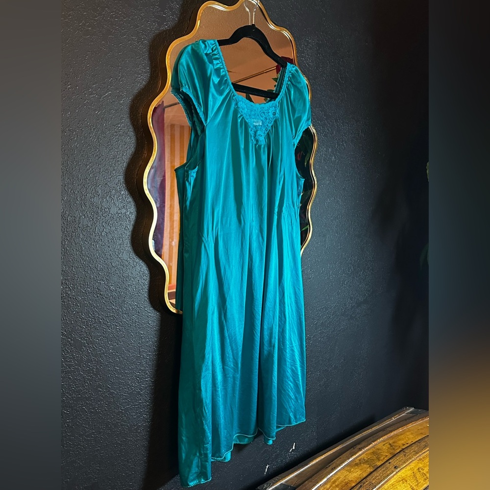 Teal Sleeveless Slip